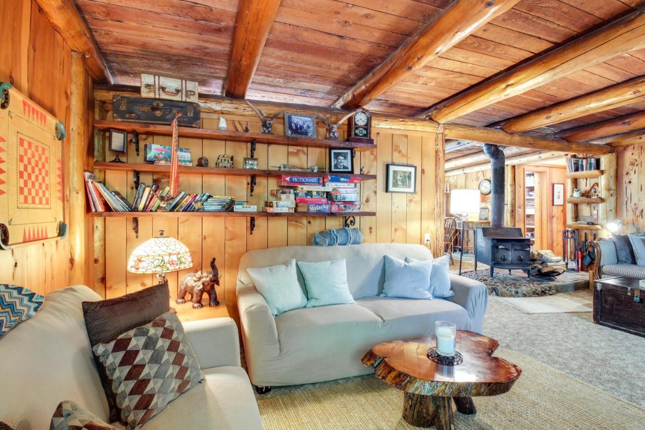 Rustic Bandon Log Cabin On 5 Acres Of Woodlands! エクステリア 写真