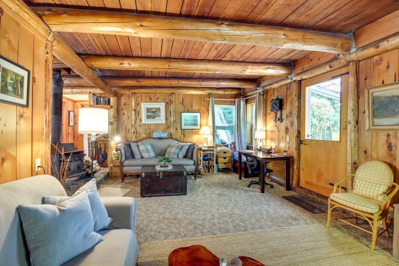 Rustic Bandon Log Cabin On 5 Acres Of Woodlands! エクステリア 写真