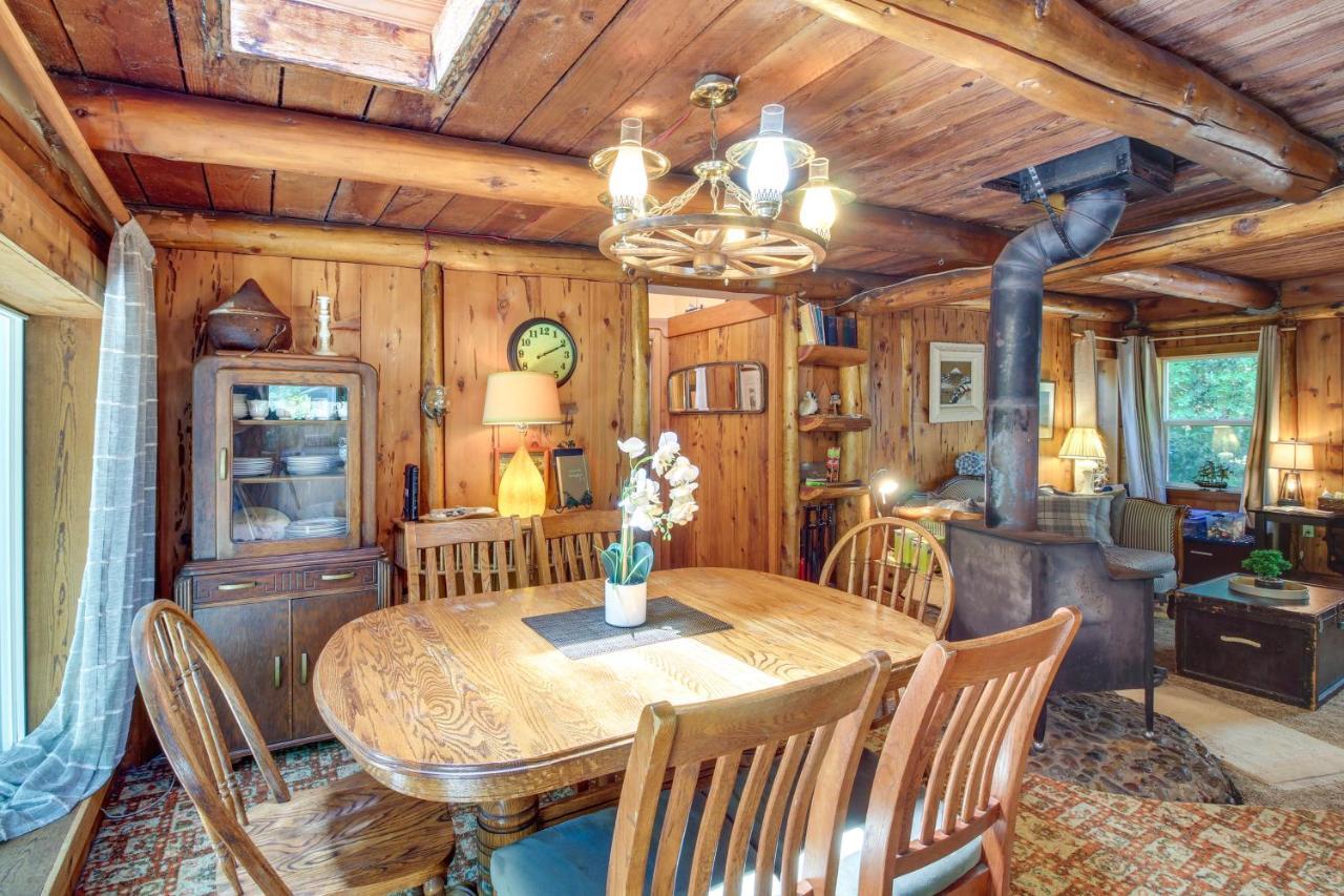 Rustic Bandon Log Cabin On 5 Acres Of Woodlands! エクステリア 写真