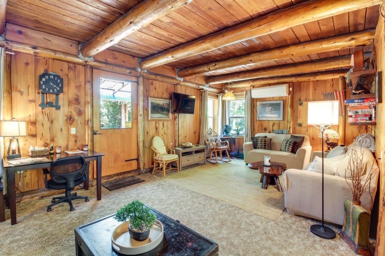 Rustic Bandon Log Cabin On 5 Acres Of Woodlands! エクステリア 写真