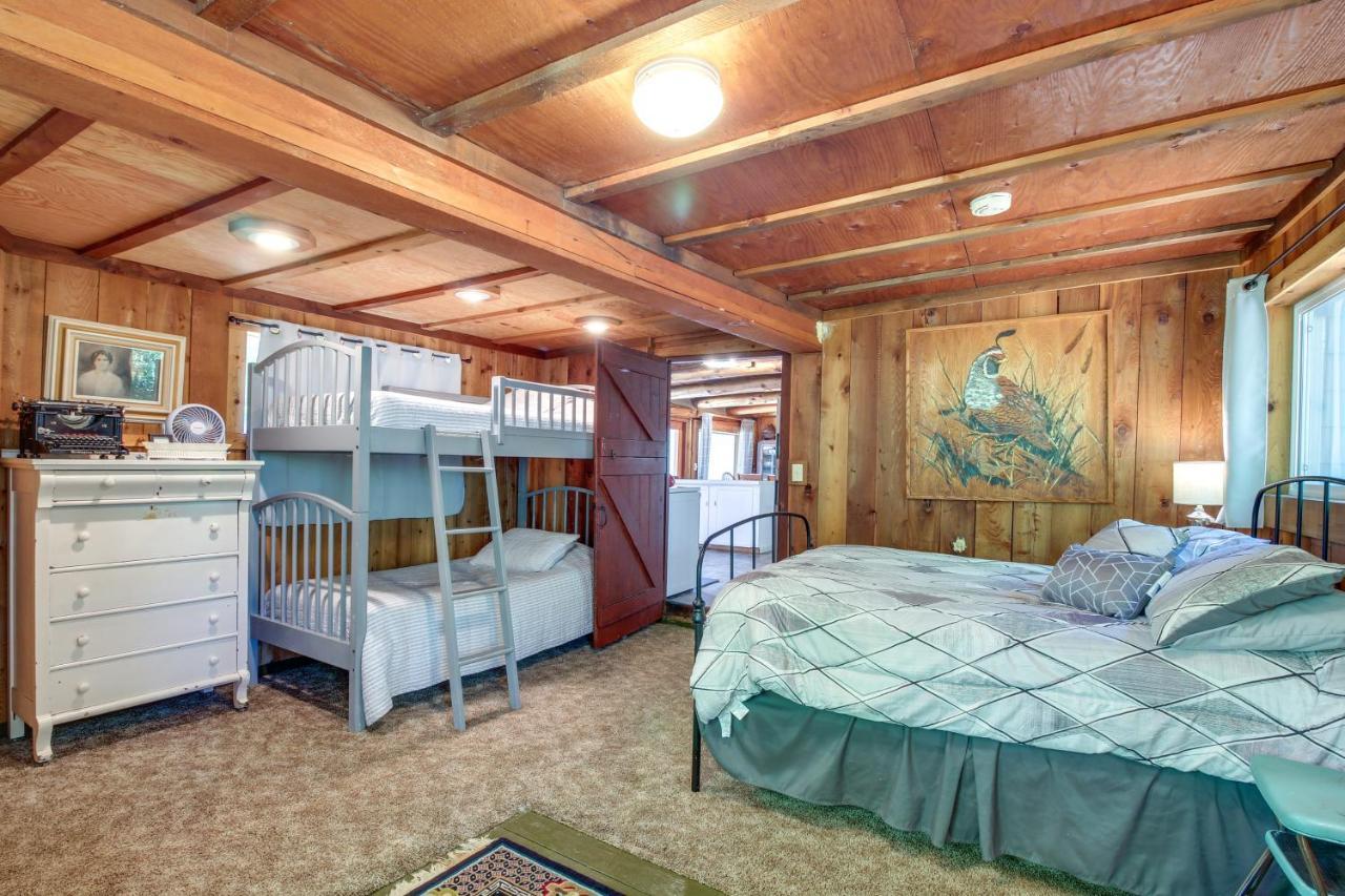 Rustic Bandon Log Cabin On 5 Acres Of Woodlands! エクステリア 写真