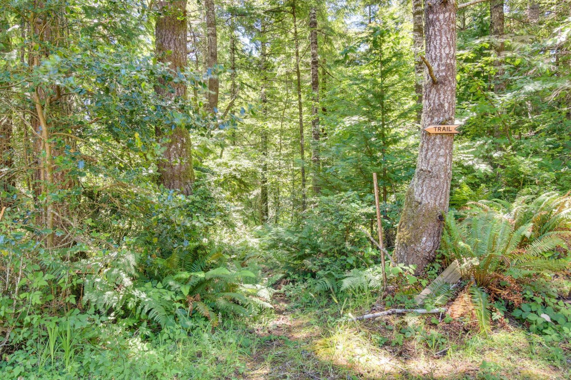 Rustic Bandon Log Cabin On 5 Acres Of Woodlands! エクステリア 写真